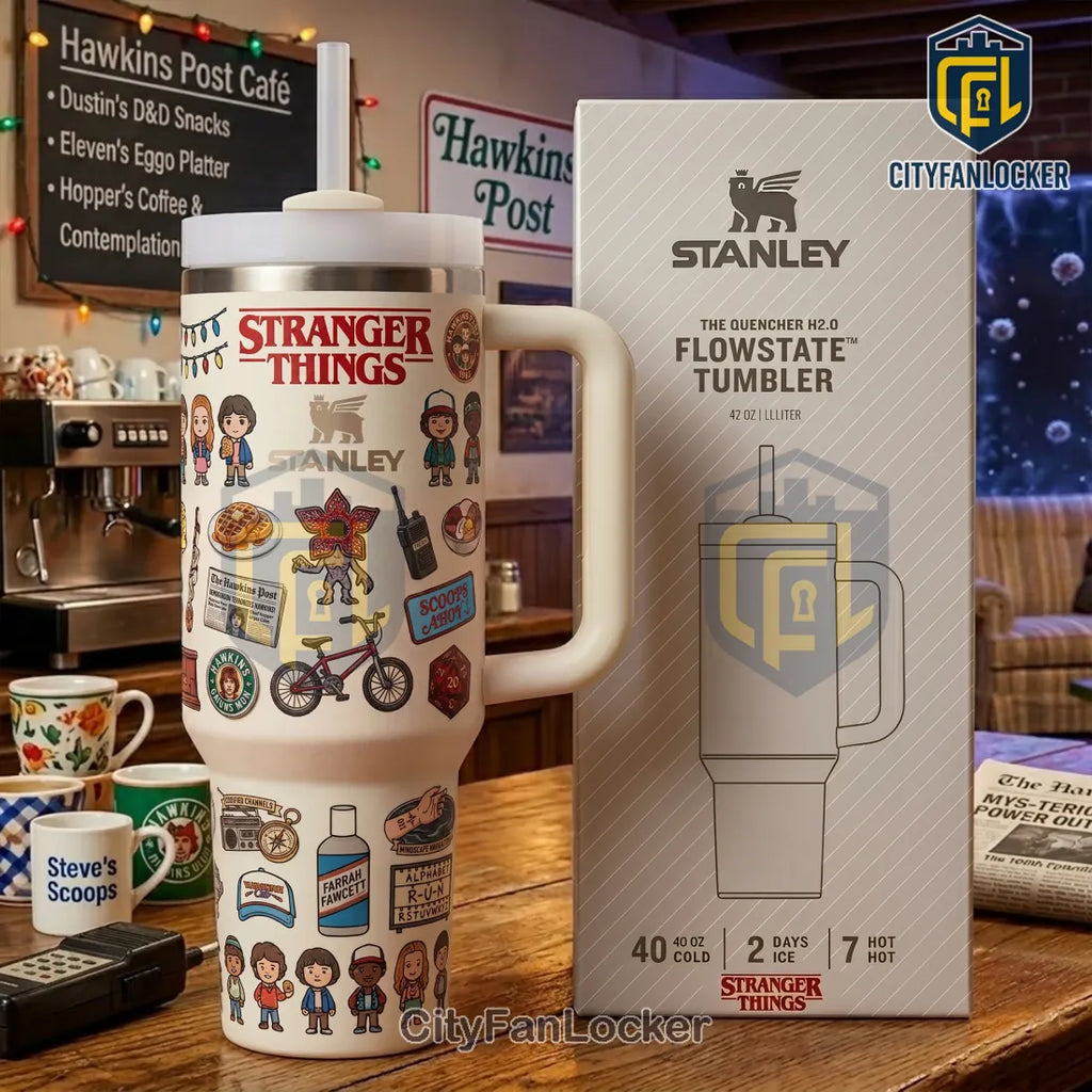 Stranger Things Stanley 40oz Limited Edition Character FlowState Tumbler