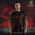 Stranger Things Texas Rangers Baseball Jersey 2025
