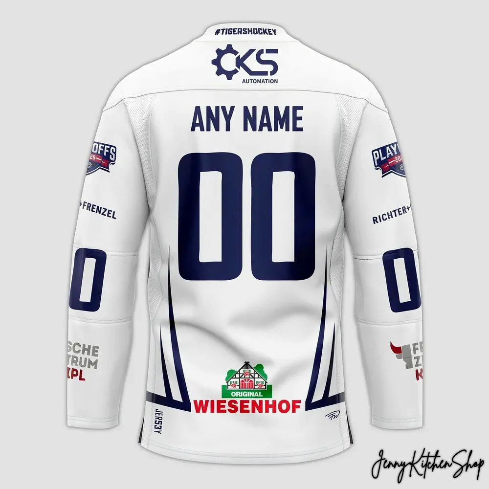 Straubing Tigers Playoff 2026 Custom Hockey Jersey