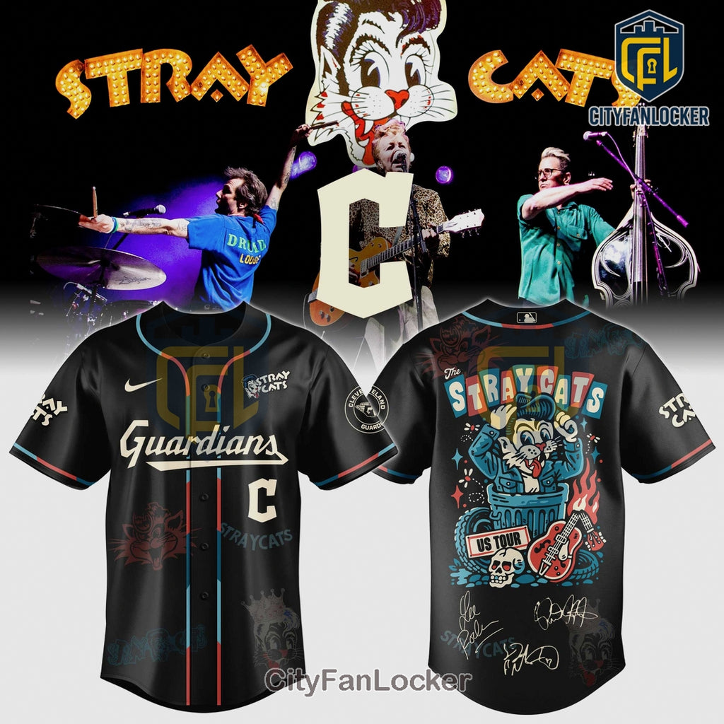 Stray Cats Guardians 2026 Tour Limited Edition Baseball Jersey