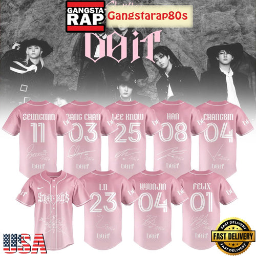 Stray Kids Do It Album 2025 Custom Baseball Jersey