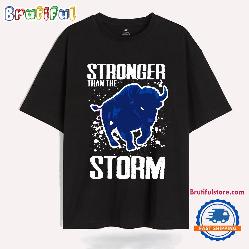 Stronger Than The Storm Buffalo Bills Football Mascot T Shirt