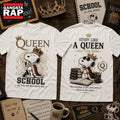 Study Like a Queen Snoopy School Tour 3D Shirt , Music Trending 3D Shirt
