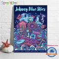 Sturgill Simpson Johnny Blue Skies Oct 4 2024 At on Amphitheater, on MS Concert Poster Canvas Art