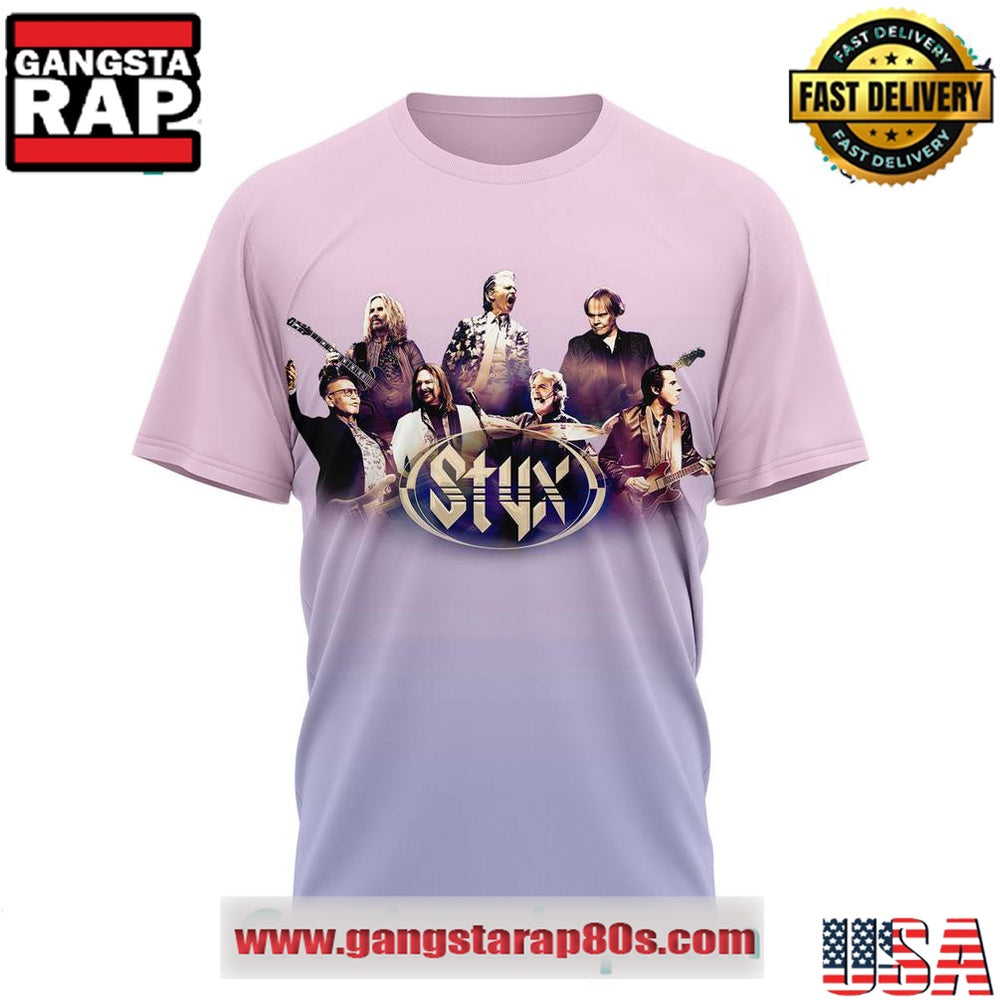 Styx Band Texas Stronger than the Storm Special 3D T Shirt