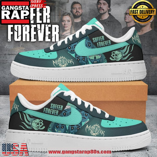 Suffer Forever Limited Edition Air Force 1 Running Sneakers Shoes