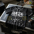 Suicide Silence Reminders of Hell Tour Black Baseball Jersey