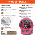 Suicideboys Grey Boy Pink Lightning 3D Embroidered Baseball Cap