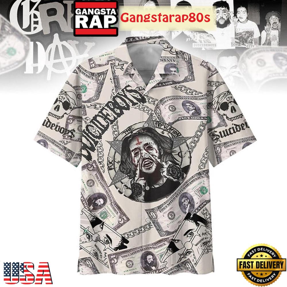 Suicideboys New World Depression With No Options Aloha Hawaiian Shirt