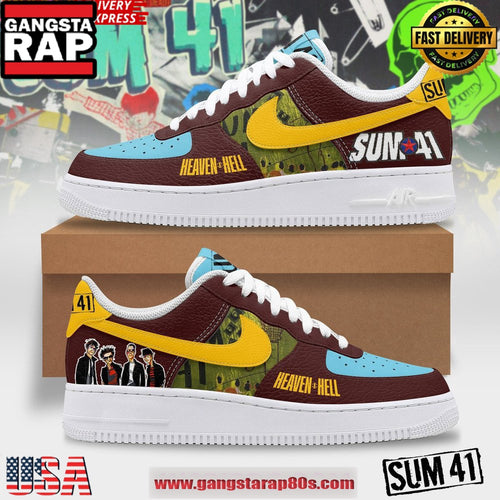 Sum 41 Heaven & Hell New Edition Air Force 1 Sneakers Shoes