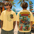 Sunburn Sammy Cartoon Mascot T-Shirt