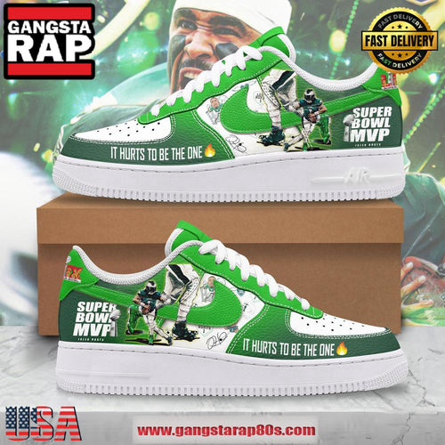 Super Bowl LIX MVP Jalen Hurts Limited Edition Air Force 1 Running Sneakers Shoes