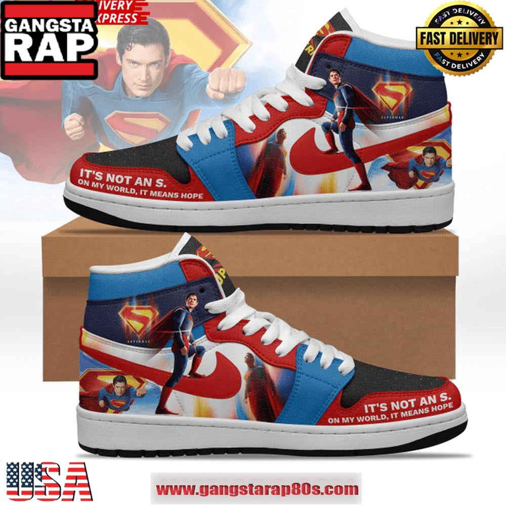 Superman 2025 Limited Edition Nike Air Jordan 1 Running Sneakers Shoes