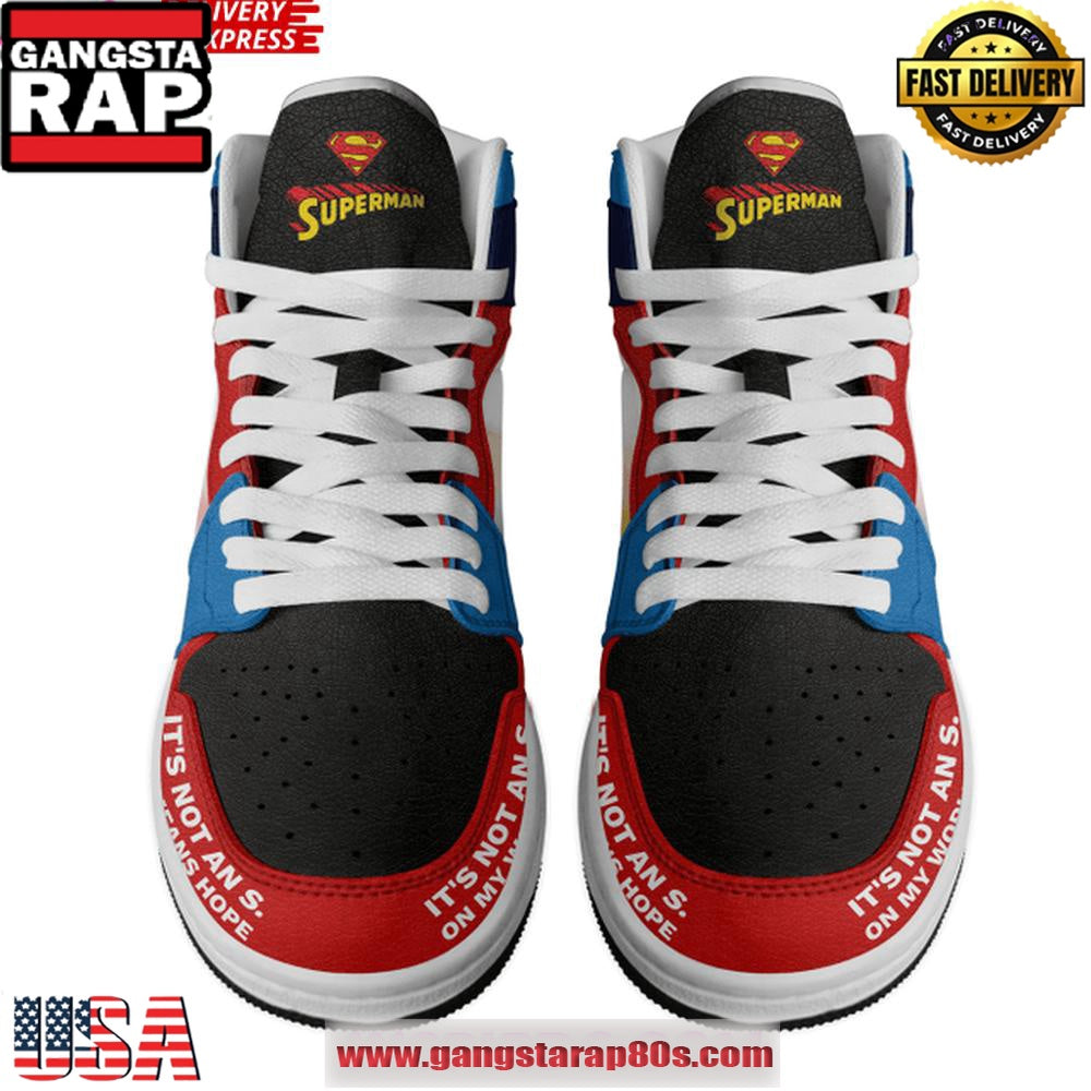 Superman 2025 Limited Edition Nike Air Jordan 1 Running Sneakers Shoes