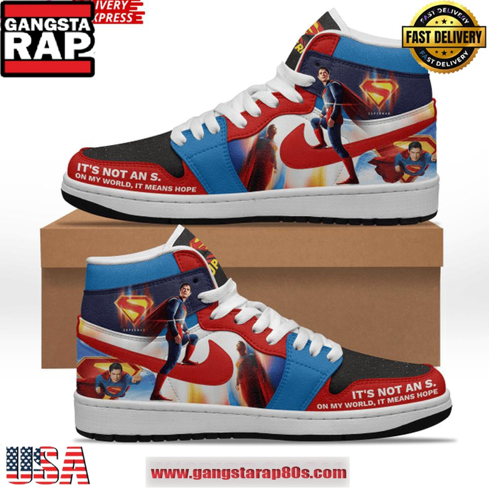 Superman 2025 Limited Edition Nike Air Jordan 1 Running Sneakers Shoes