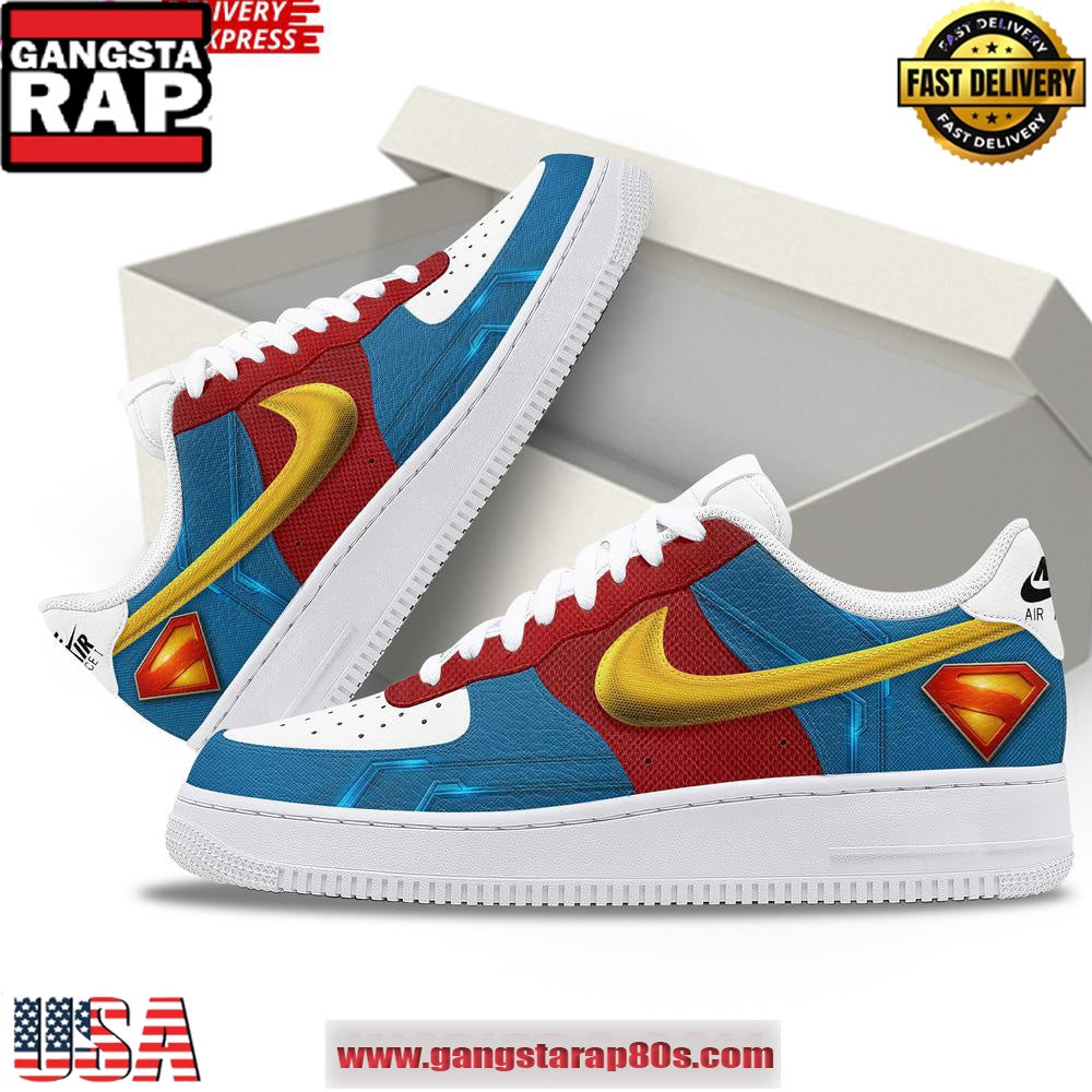 Superman DC Limited Edition Air Force 1 Running Sneakers Shoes
