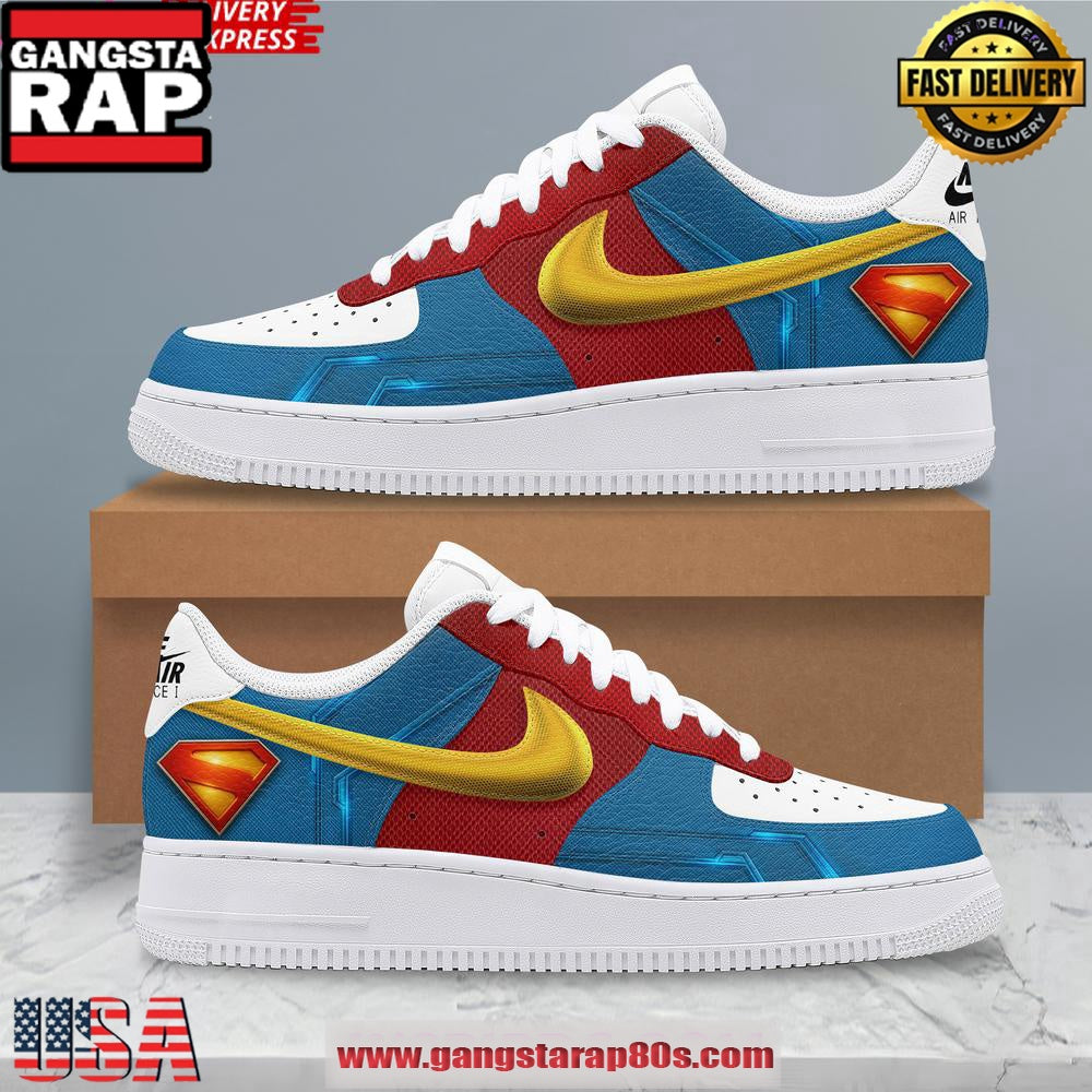 Superman DC Limited Edition Air Force 1 Running Sneakers Shoes