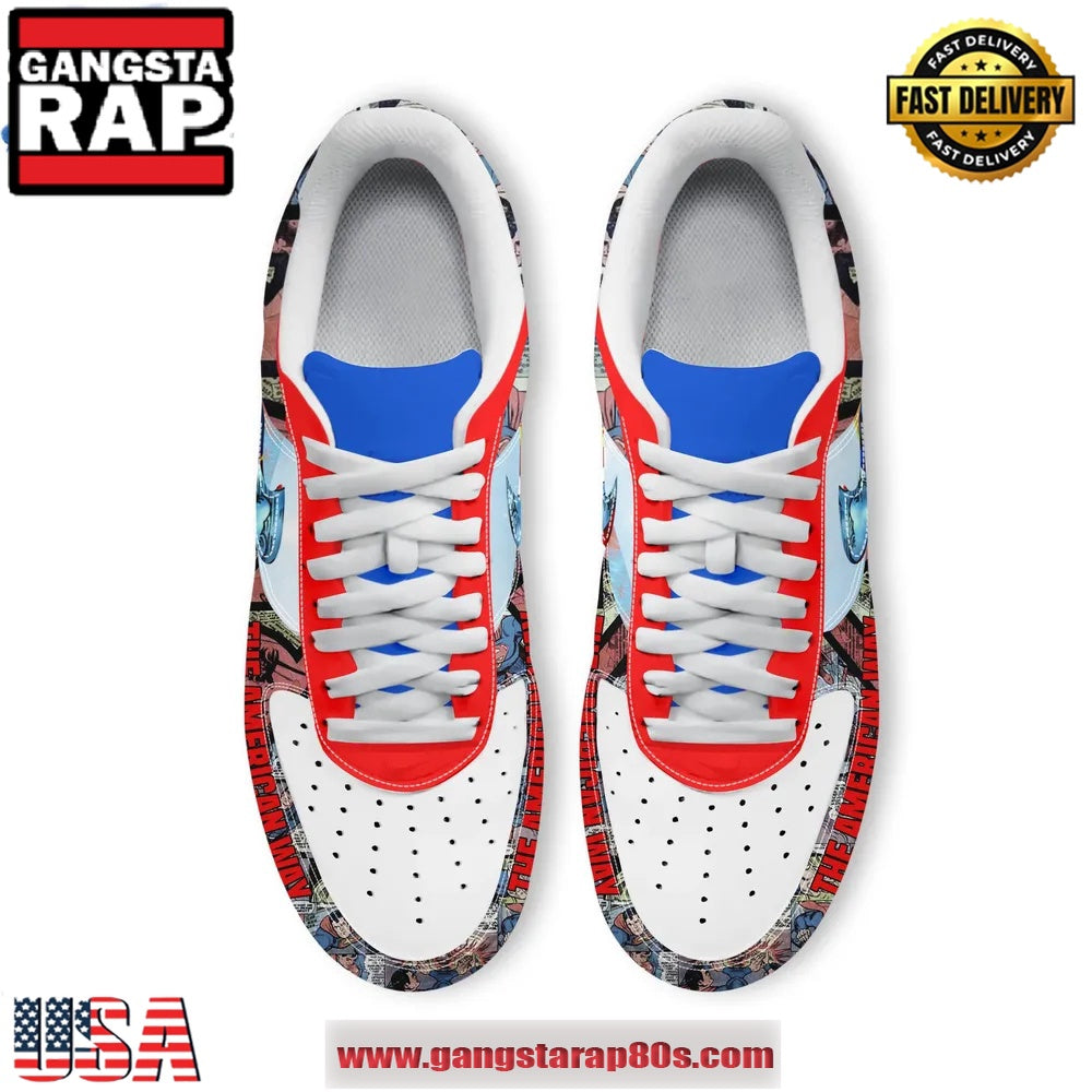 Superman The American Way Limited Edition Air Force 1 Running Sneakers Shoes