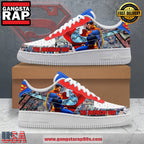 Superman The American Way Limited Edition Air Force 1 Running Sneakers Shoes