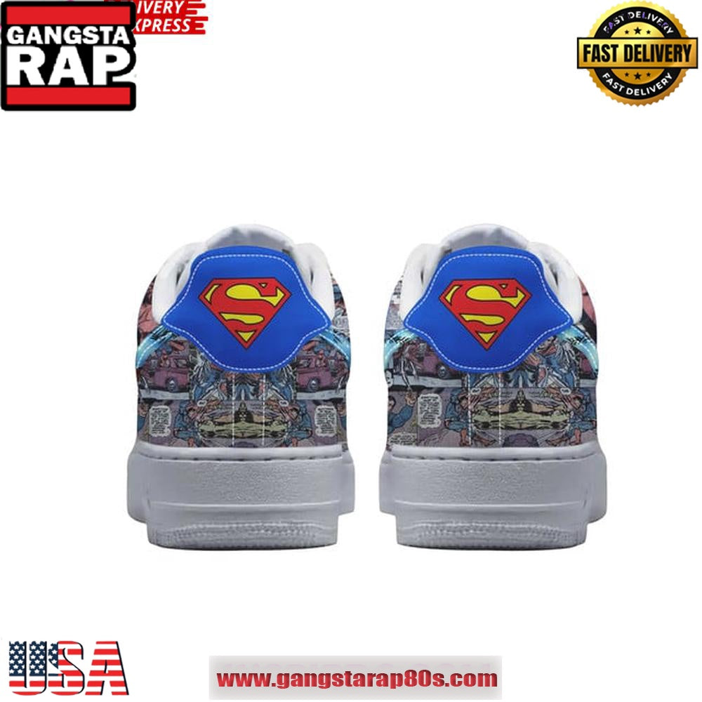 Superman The American Way Limited Edition Air Force 1 Shoes Running Sneakers