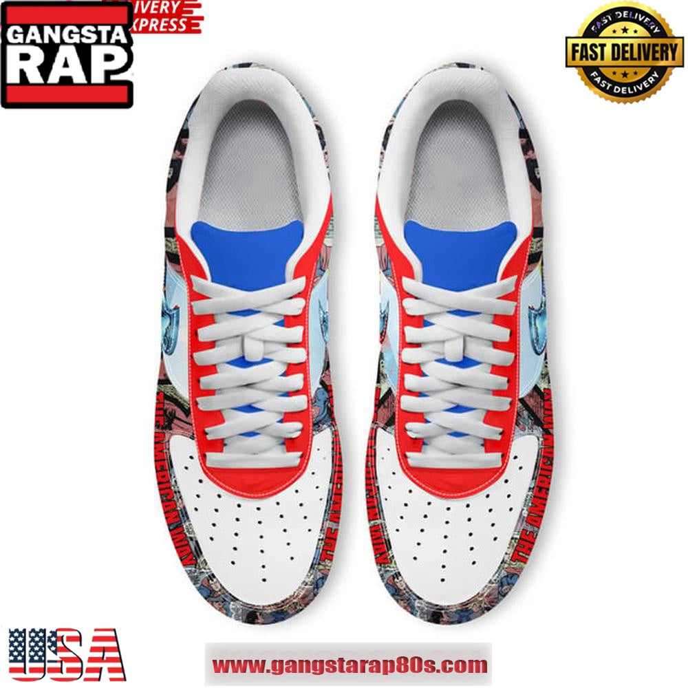 Superman The American Way Limited Edition Air Force 1 Shoes Running Sneakers