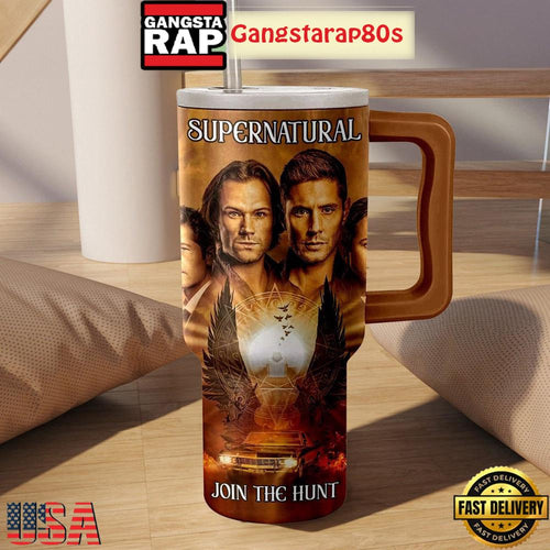 Supernatural Join The Hunt Tumbler Cup 40oz