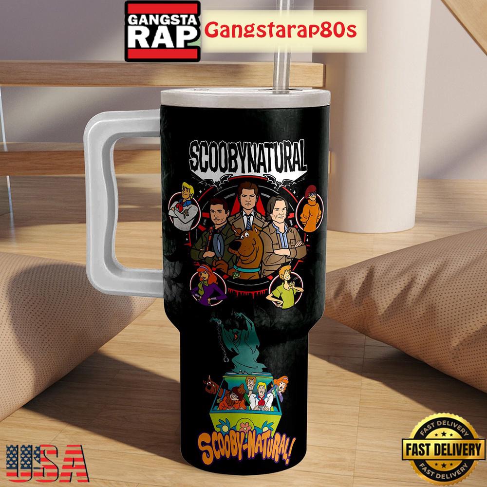Supernatural Scooby-Doo Collab Fan Tumbler Cup 40oz