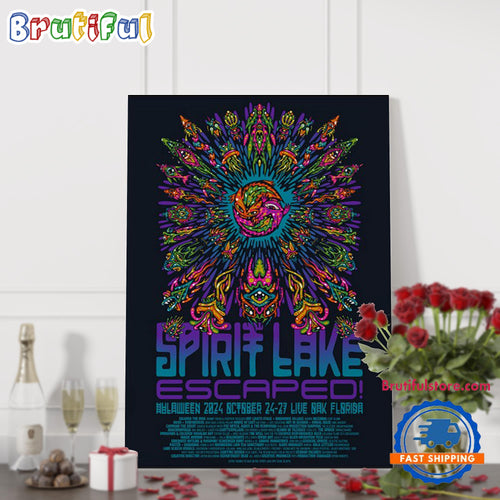 Suwannee Hulaween Spirit Of The Suwannee Music Park Live Oak FL Oct 24-27 2024 Tour Poster Canvas Art