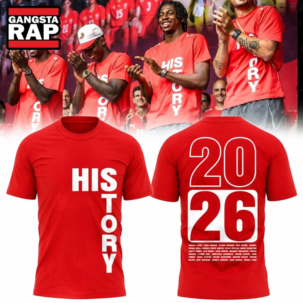 Switzerland National Team HISTORY 2026 Limited Edition T Shirt