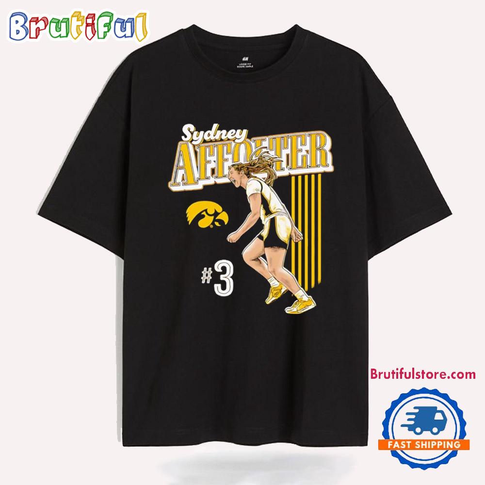 Sydney Affolter Iowa Hawkeyes Cartoon T Shirt