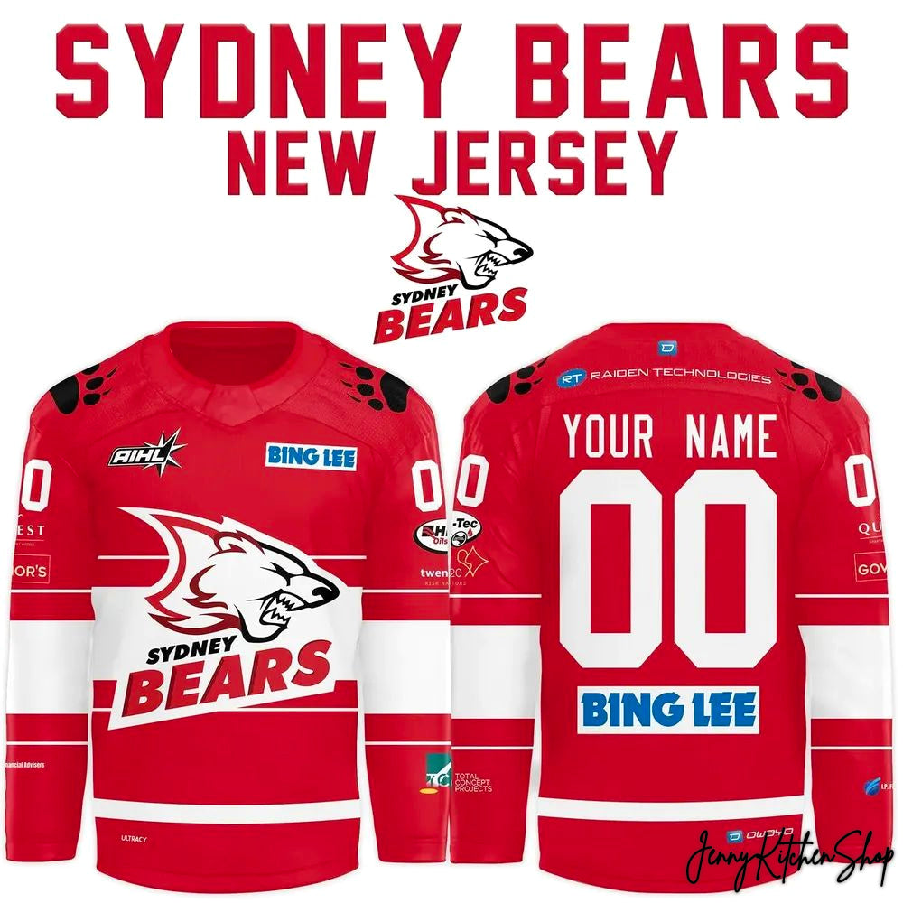 Sydney Bears 2026 New Hockey Jersey