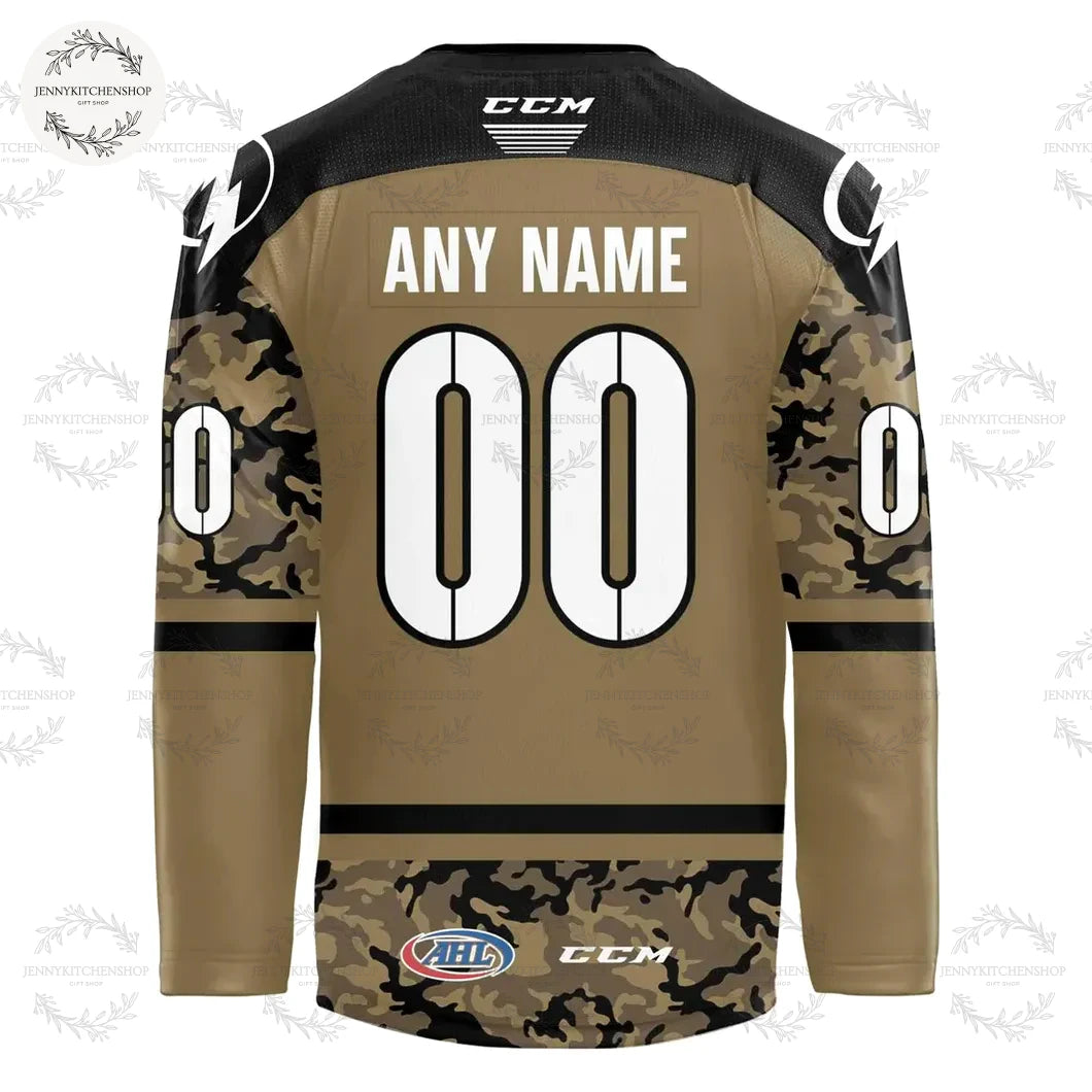 Syracuse Crunch Military Night 2025 Hockey Jersey
