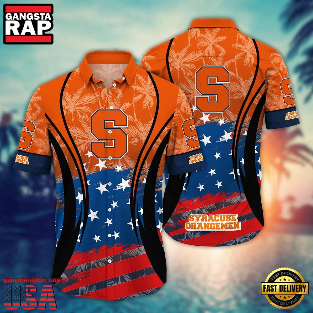 MLB Syracuse Orange Team Logo Hot Summer Aloha Hawaiian Shirt