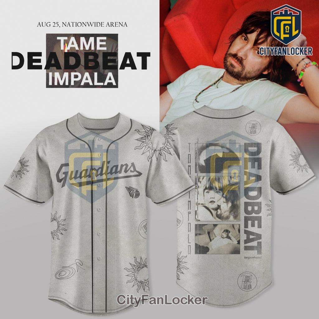 Tame Impala Deadbeat Guardians Tour Baseball Jersey