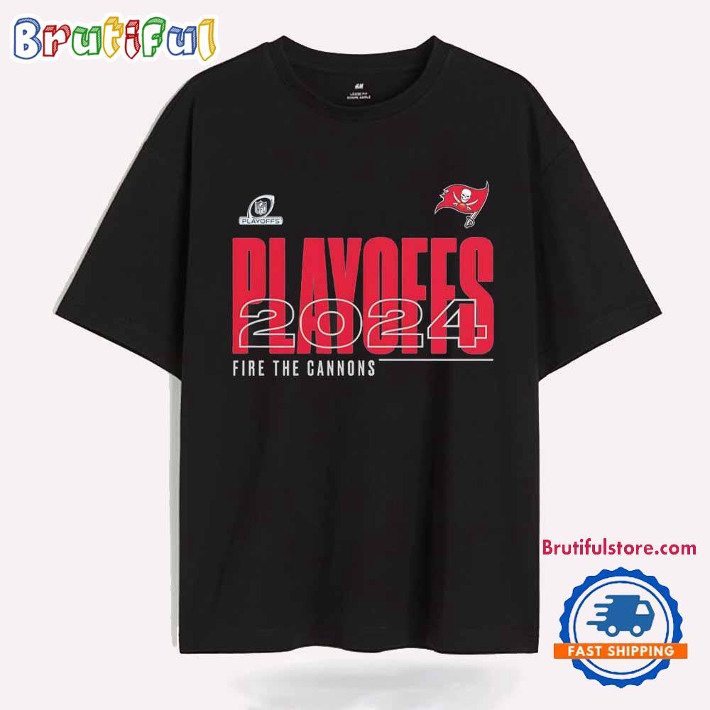 Tampa Bay Buccaneers 2024 Nfl Playoffs Fire the Cannons T Shirt