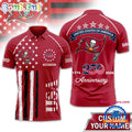 Tampa Bay Buccaneers 2026 NFL American Semiquincentennial 250th Anniversary Polo Shirt
