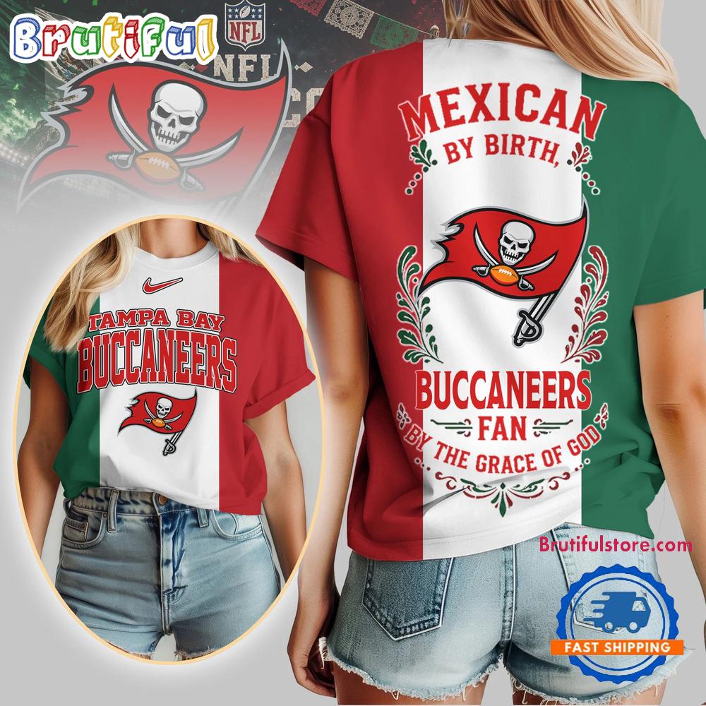 Tampa Bay Buccaneers 2026 NFL Mexican By Birth Unisex 3D Shirt