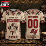 Tampa Bay Buccaneers 2026 NFL Native American Heritage 3D Shirt, Football New Design Shirt