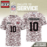 Tampa Bay Buccaneers 2026 NFL Salute to Service Camo New Design 3D Shirt, Football New Design Shirt
