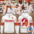 Tampa Bay Buccaneers 50th Season Essential White Hoodie T-Shirt
