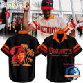 Tampa Bay Buccaneers Duvin Designs Black Cabana 2026 Black Hawaiian Shirt