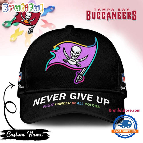 Tampa Bay Buccaneers Never Give Up Fight Cancer In All Colors Classic Cap