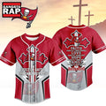 Tampa Bay Buccaneers NFL Blessed Beyond The Score Baseball Jersey