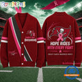 Tampa Bay Buccaneers NFL Breast Cancer Hope Rides With Every Fight Cardigan