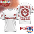 Tampa Bay Buccaneers NFL Built By Fire Game Day Limited Edition 3D Shirt