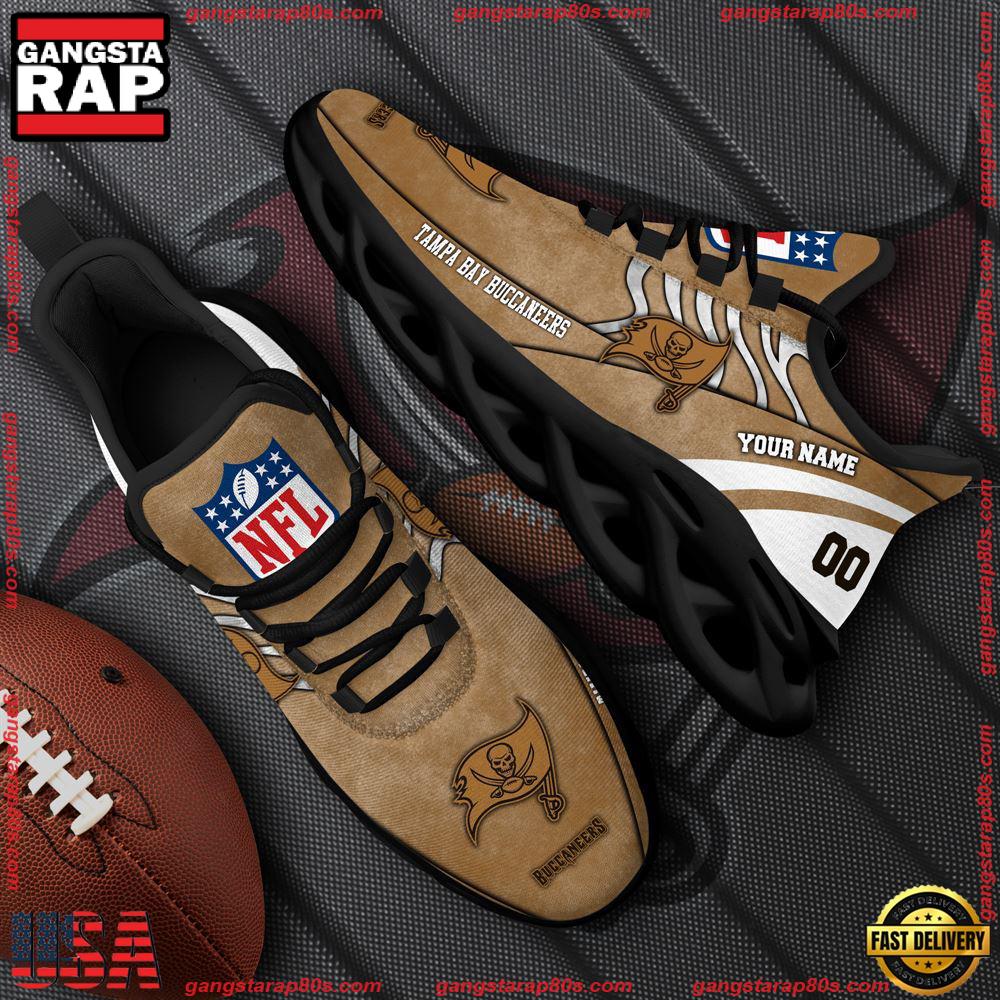 NFL Tampa Bay Buccaneers New Design Max Soul Shoes, Running Sneakers