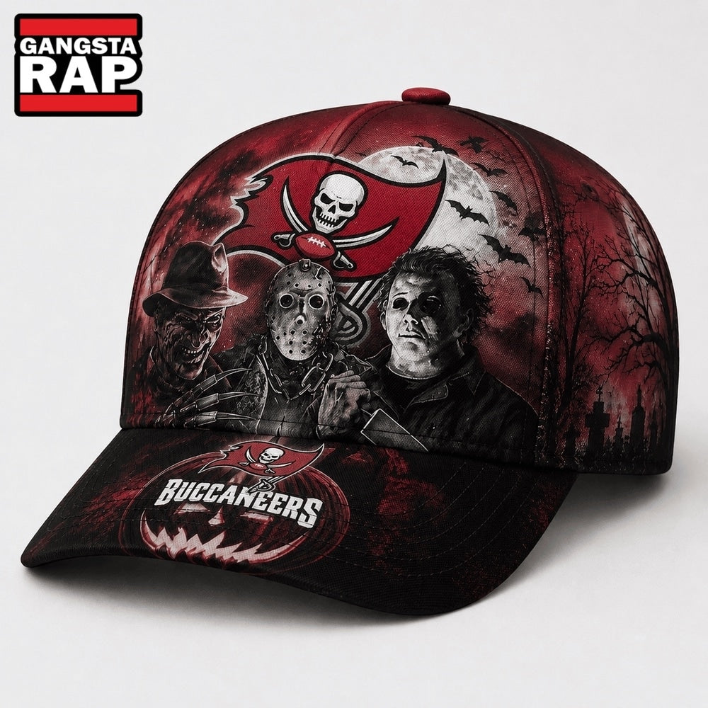 Tampa Bay Buccaneers NFL Horror Night Halloween 2026 Design Classic Cap