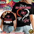 Tampa Bay Buccaneers NFL Jeep Girl Women’s Black Shirt