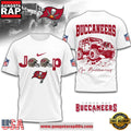 Tampa Bay Buccaneers NFL Premium NFL Jeep Unisex T-Shirt