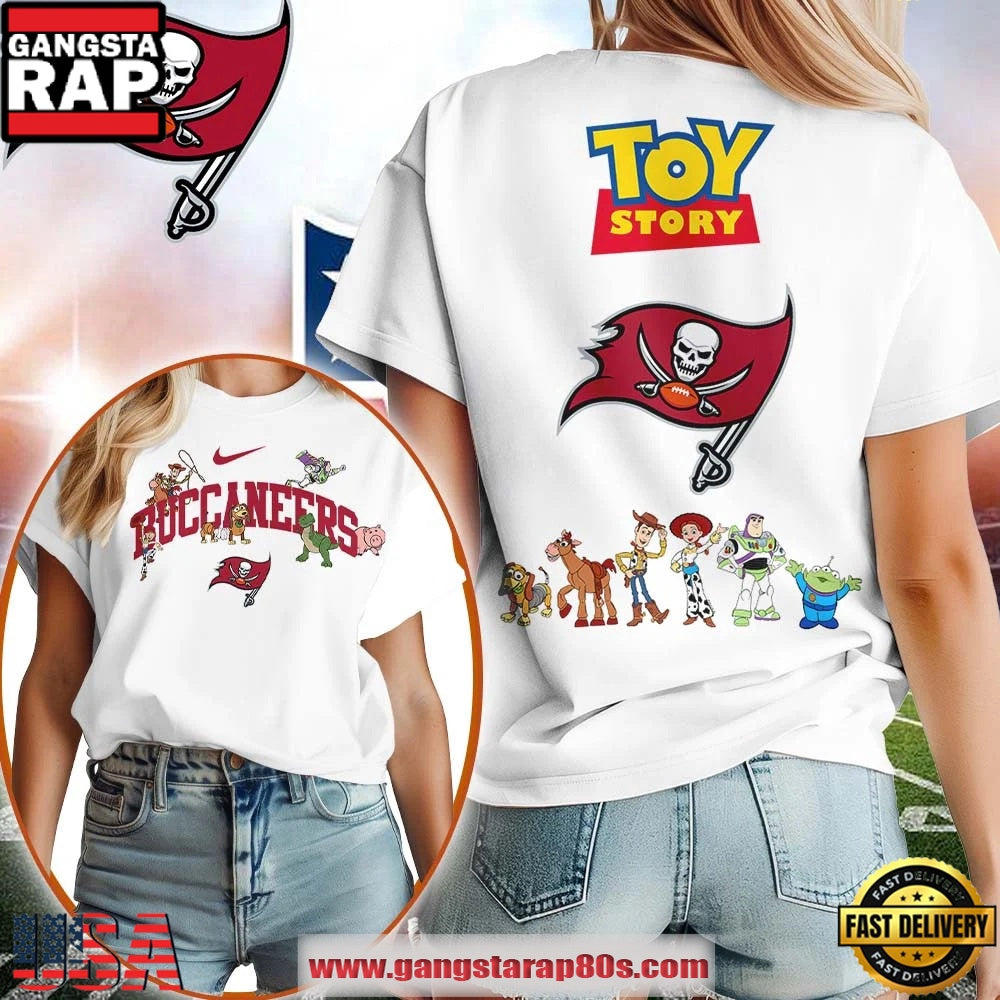 Tampa Bay Buccaneers NFL x Toy Story New Design Women 3D Shirt